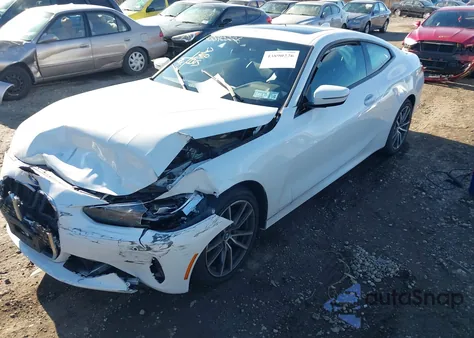 2022 BMW 430I xDrive z USA, uszkodzony, nr VIN WBA73AP03NCK57187